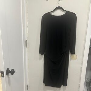 EUC | Simply Vera Vera Wang Black Long Sleeve Dress